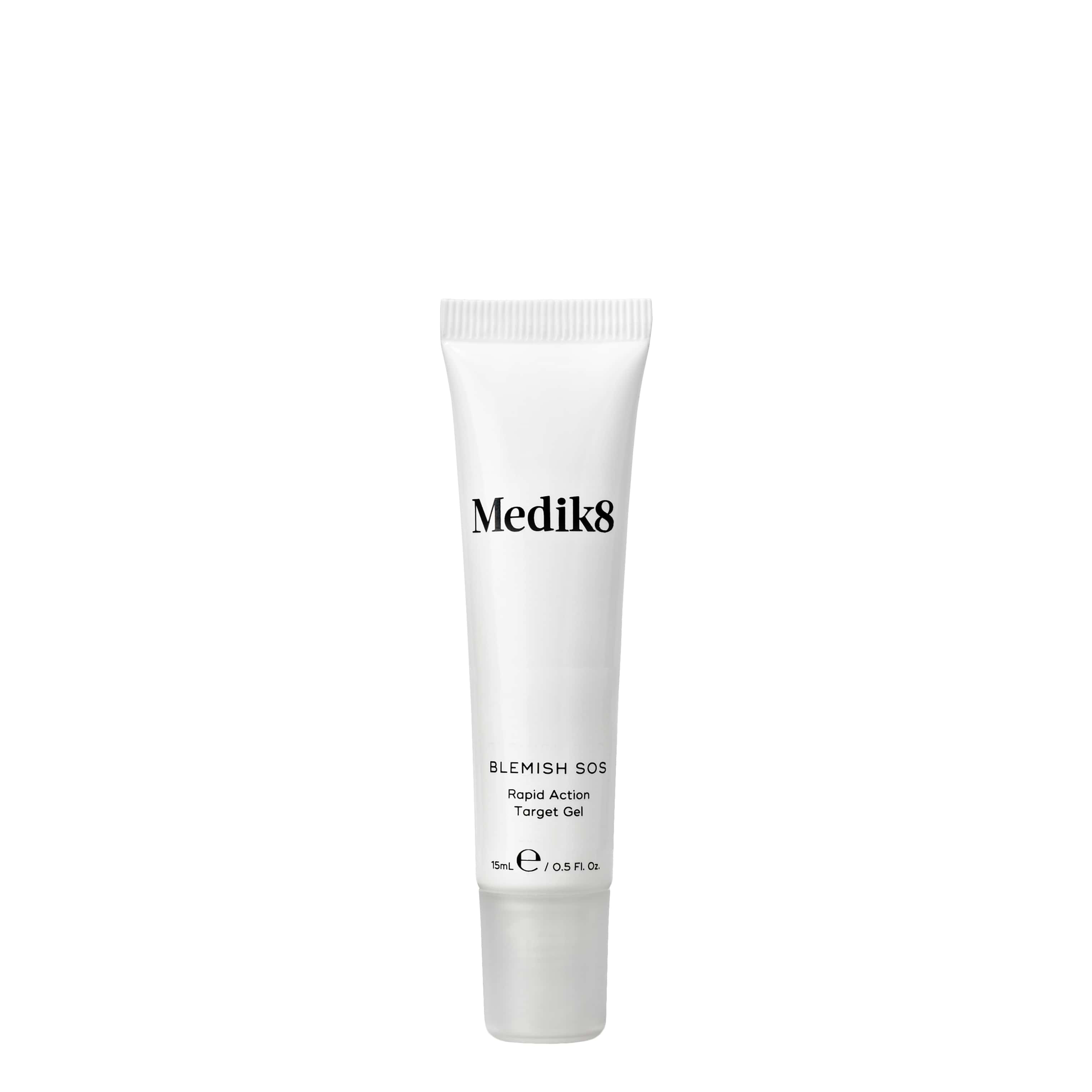 Medik8 skincare tube on a white background