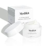 A jar  and box of Medik8 C-Tetra Cream 