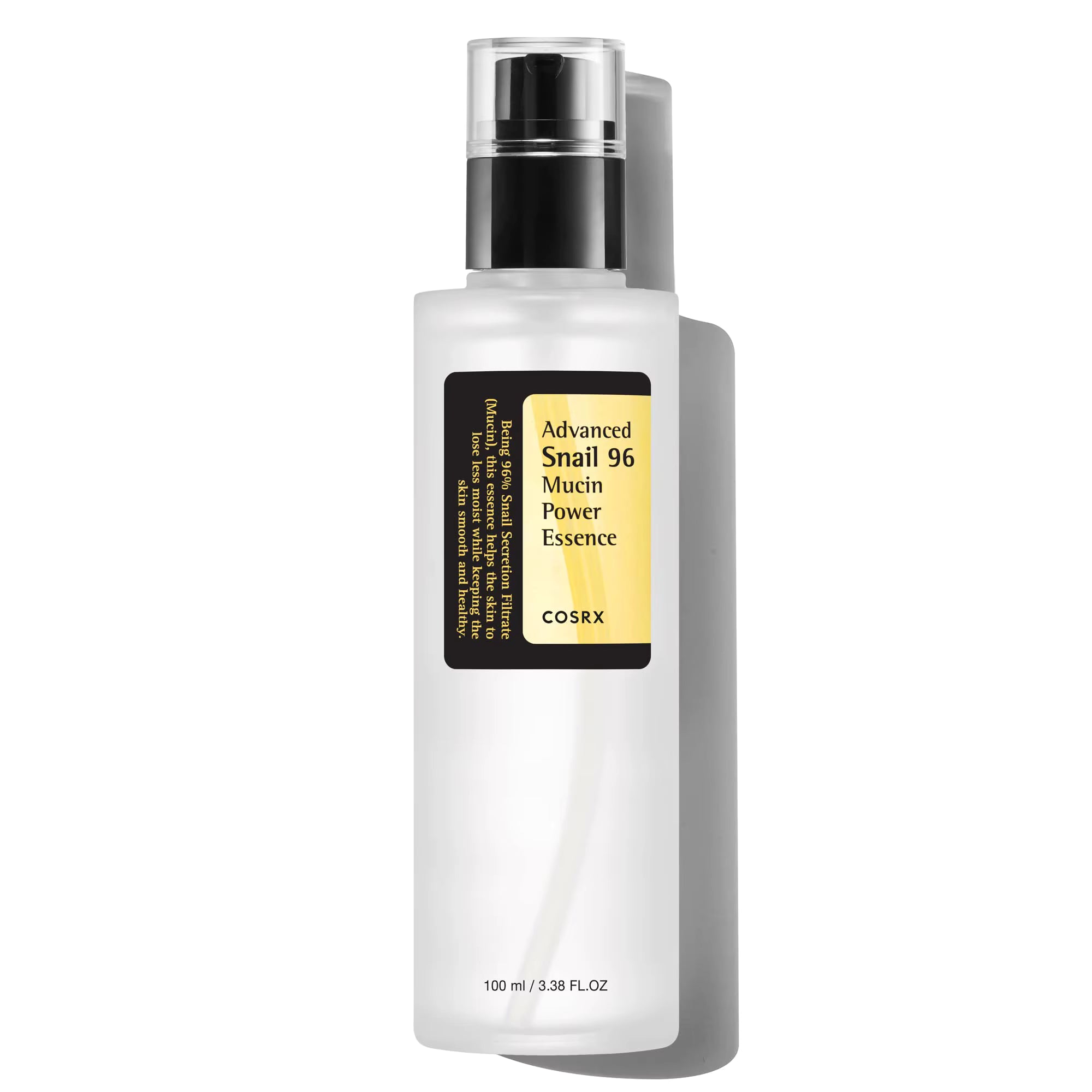 Cosrx Advanced Snail 96 Mask Power Essence bottle on a white background