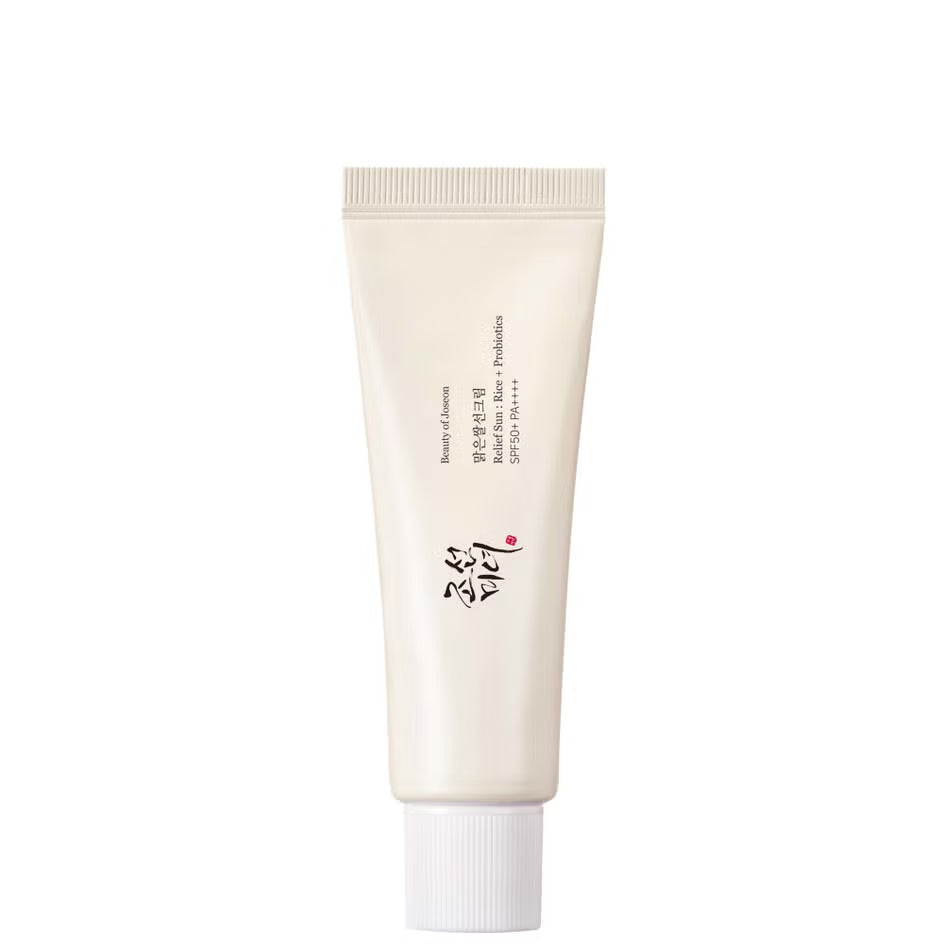 Beauty of Joseon Relief Sun Rice + Probiotics SPF50+ on a white background