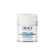 Obagi Medical Retinol + PHA refining night cream jar on a white background