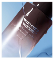Maruharu Wonder skincare product with a blue background