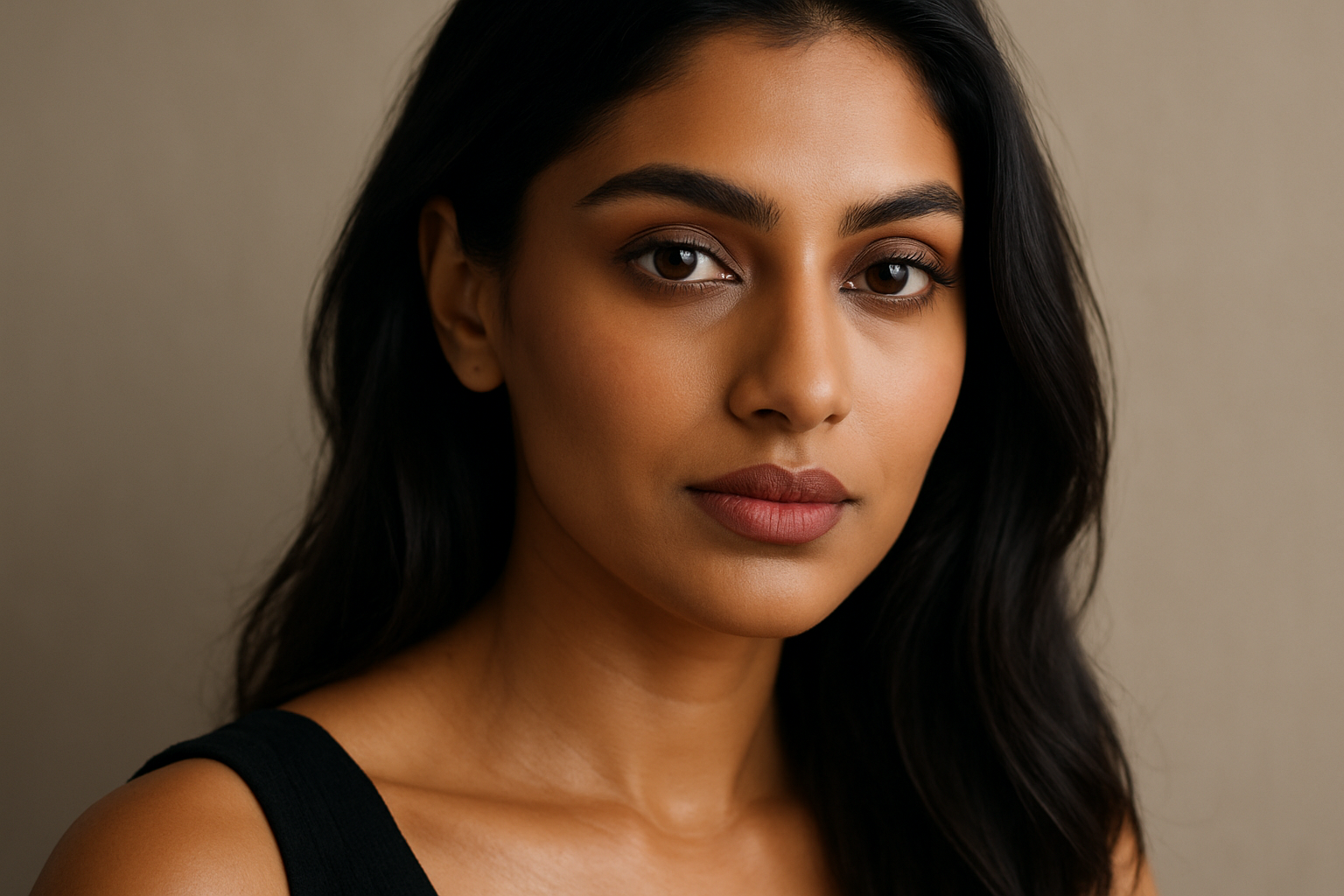 indian model with face 