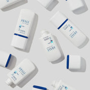 Obagi skincare products on a light gray background